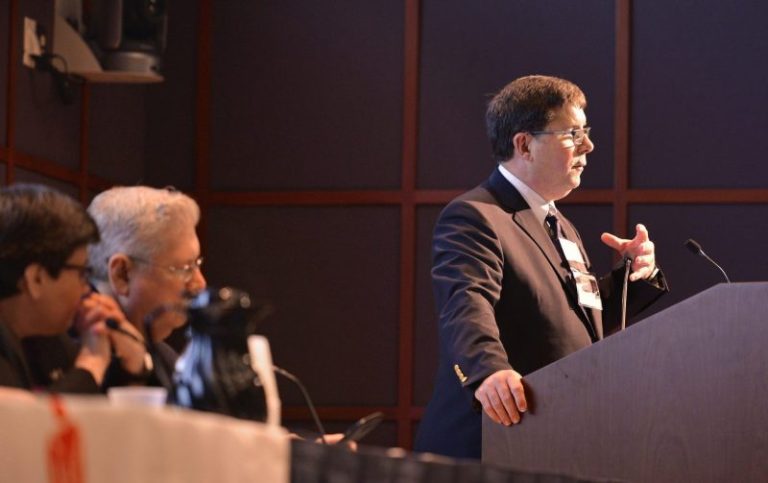 Ronald Stewart, MD, FACS, at the "Achieving Zero Preventable Deaths" Conference