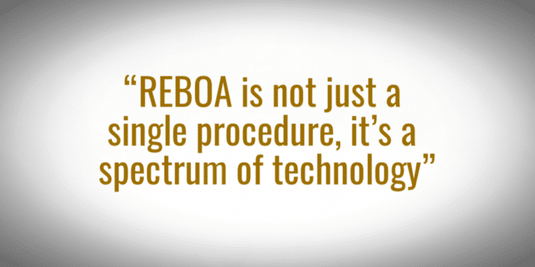 Maine trauma team: “REBOA is not just a single procedure, it’s a spectrum of technology”